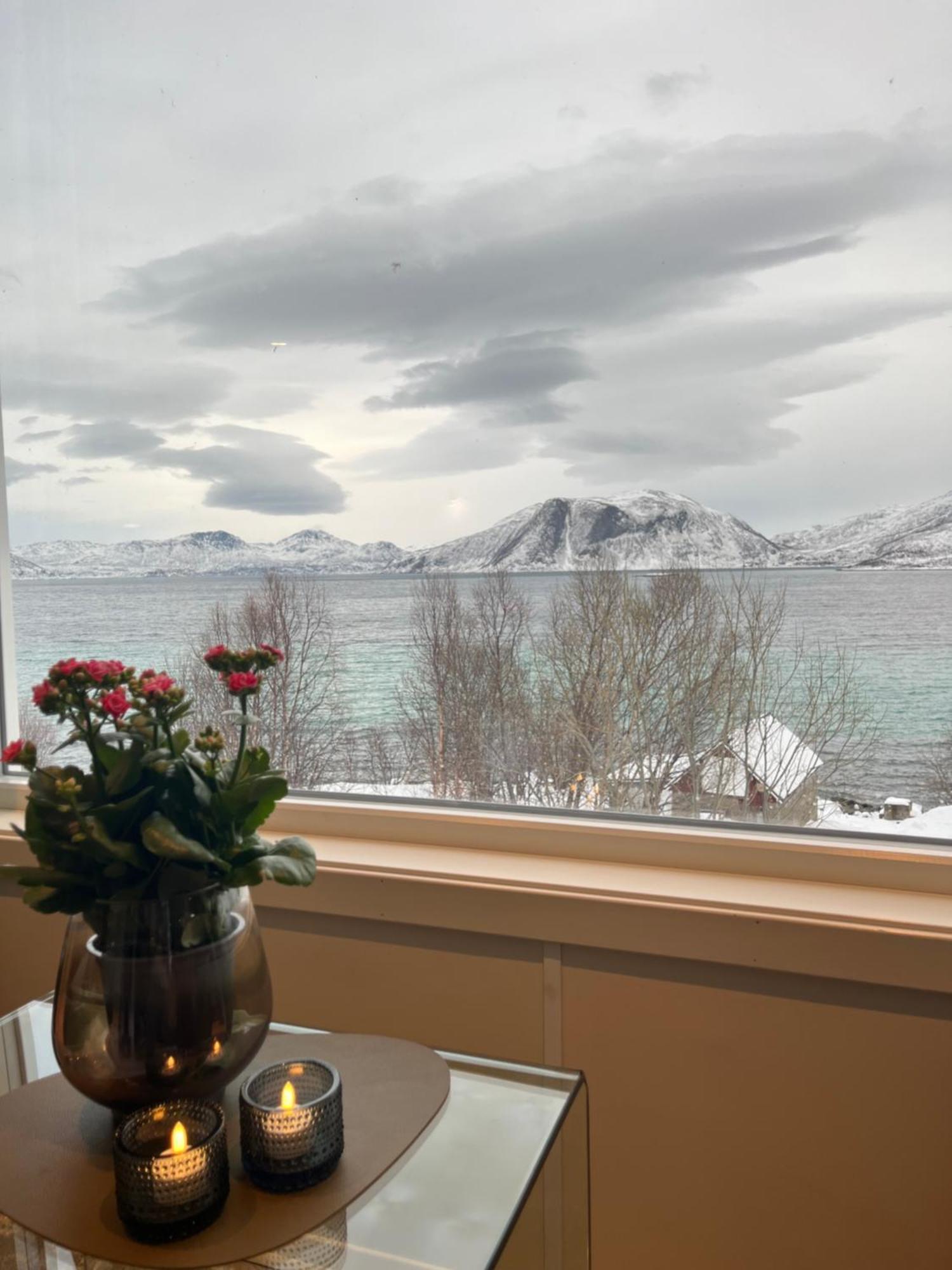 Fantastic View, Quiet And Relaxing By The Sea Villa Kvaloya Exterior foto
